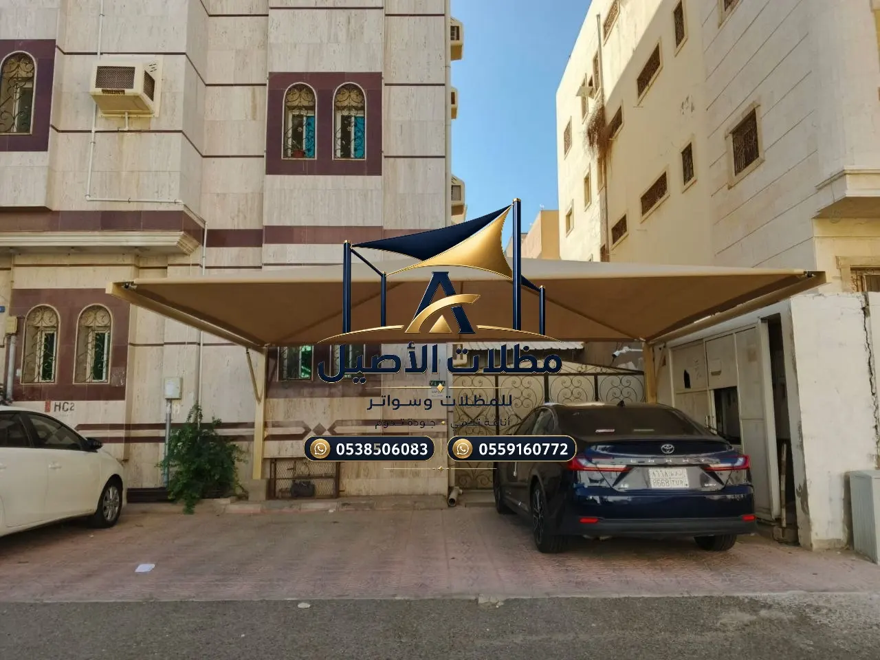 مظلات سيارات في جدة 13